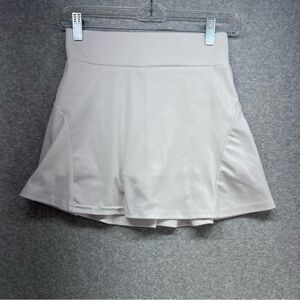 Athletic White Mini Skirt